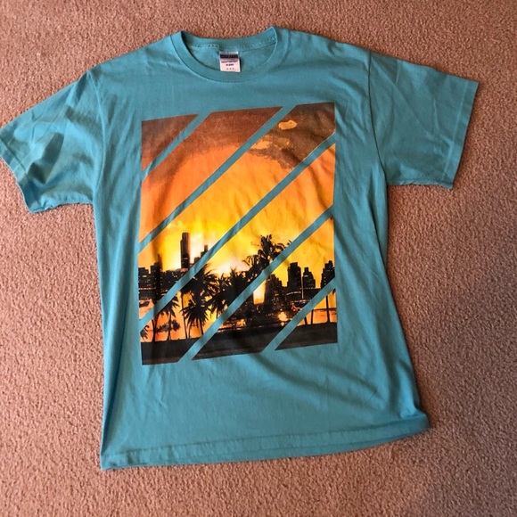 Jerzees Other - Sunset print tee